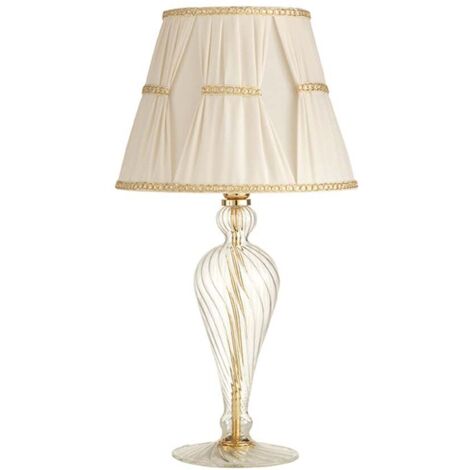 Lampe de table en verre soufflé style classique Roxanne 25 (1/2)