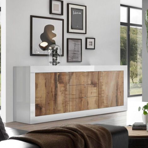 CALICOSY - Buffet 2 portes 3 tiroirs L210 cm - Initial (1/5)