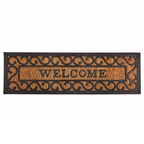 Tapis d'entrée - Welcome - 75 x 25 cm - Livraison gratuite