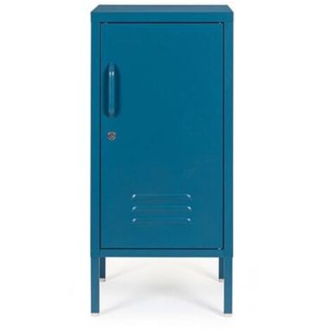 Chevet Cambridge 1 porte bleu (1/4)
