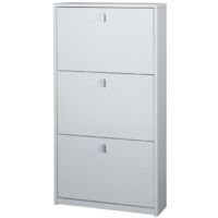 Meuble à chaussures slim 3 portes, capacité 7 paires, design moderne Kopen - Blanc Shabby