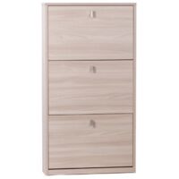 Meuble à chaussures slim 3 portes, capacité 7 paires, design moderne Kopen - Orme