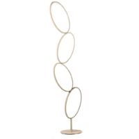 Lampe de sol LED dimmable design moderne Rice