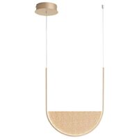 Suspension LED design moderne Lotus - Or
