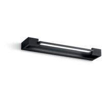 Applique murale LED orientable en aluminium moderne Milo - Noir