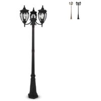 Maytoni Fleur Lampadaires d'extérieur noir avec or, IP44