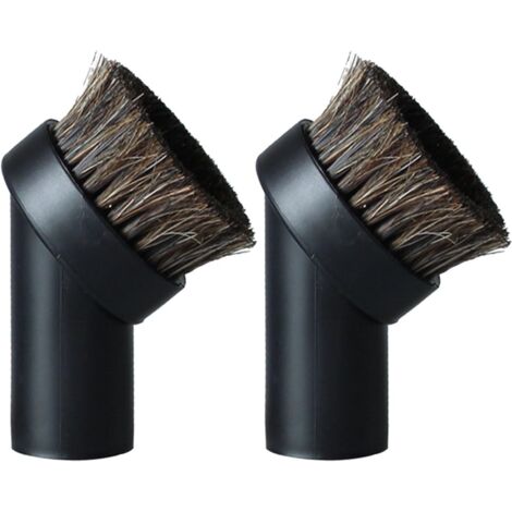 Brosse à aspirateur brosse à poussière ronde avec connecteur universel, Remplacement de brosse de 1,25 pouces avec outil adaptateur de tuyau d'aspira | Leroy Merlin