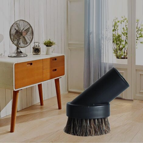 Brosse Aspirateur Ronde 1.25 Pouces Avec Adaptateur Universel - Kit 4 Pièces Pour Nettoyage Précis