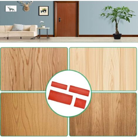 Outil De Grain De Bois En Caoutchouc - Kit 4 Pièces Pour Peinture Et Décoration DIY Meubles Et Murs