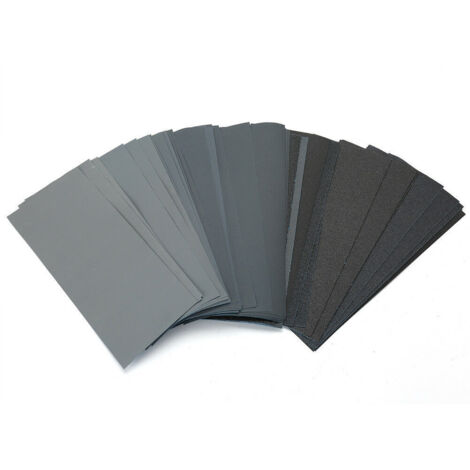 TAMIYA – Papier Abrasif Grain 3000 – Lot De 3 Feuilles – Polissage Humide – Pour Métal Et Plastique