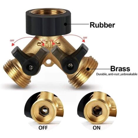 Séparateur De Propane Double Voie Avec Manomètre - Raccord Double Bouteille Gaz Laiton Pour Camping Et Réchauds