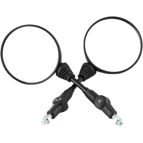 Rétroviseurs Moto Pliants 2 Pièces Pour Kawasaki KLX250 KL250 - Rétroviseurs Latéraux Ronds Modifiés