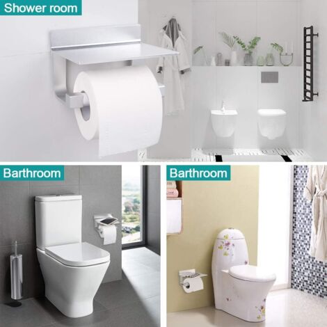 Porte-rouleau De Papier Toilette Design Fourmi - Noir Mat, Mignon Et Pratique Pour Salle De Bain, Maison Ou Camping