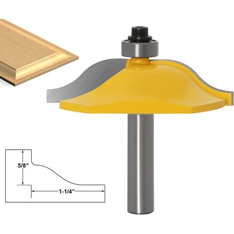 APLUS Fraise à Rainurer, Ogee Rail & Ogee Raised Panel [ 12,7 Mm