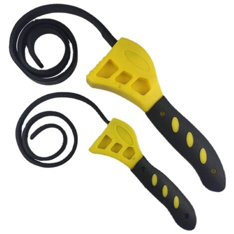 Clé à sangle 60 cm – Diamètre de serrage max 160 mm – Pour raccords métal, plastique et verre – Usage plomberie et piscine – SCP