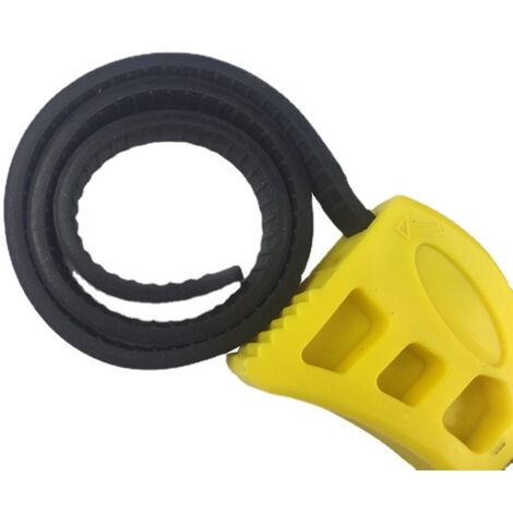 Clé à Sangle Universel Spanner Réglable Clef à Molette en Caoutchouc de 500 mm Serre-écrou Outil