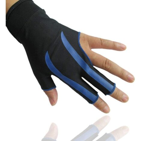 Gants De Billard 3 Doigts Pour Main Droite - Léger, Anti-glisse, En Spandex/polyester - Améliore La Précision