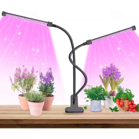 Lampe Croissance pour Plantes, Lampe Horticole Chronométrage AUTO ON ...