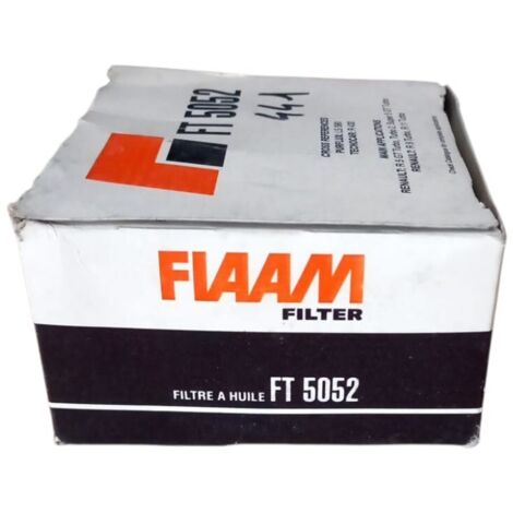 Filtro olio motore marca fiaam filter codice filtro ft 5052