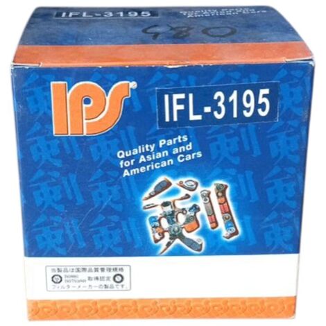 Filtro olio motore marca ips-parts codice filtro ifl-3195