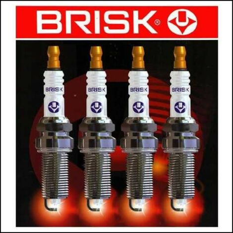 4 candele brisk compatibile per audi a3 16 fsi 85kw  motore blp (1/3)