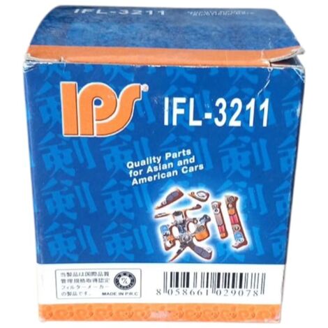 Filtro olio motore marca ips-parts codice filtro ifl-3211