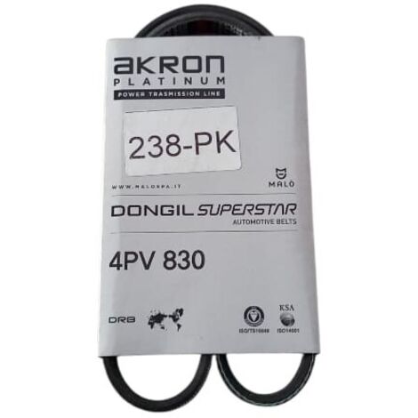 4pk830 cinghia poly-v alternatore servizi marca akron (1/5)
