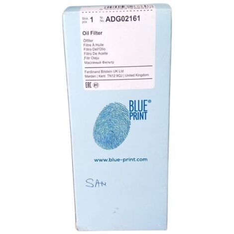 Filtro olio blueprint adg02161