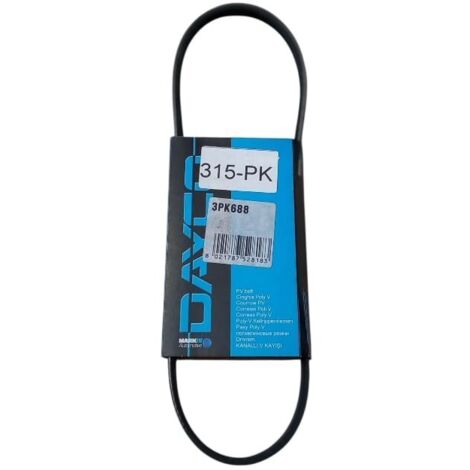 3pk688 cinghia poly-v alternatore servizi marca dayco (1/5)