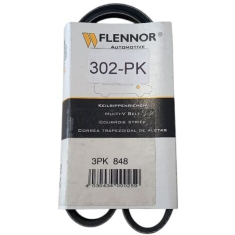 3pk848 cinghia poly-v alternatore servizi marca flennor (1/5)