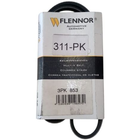 3pk853 cinghia poly-v alternatore servizi marca flennor