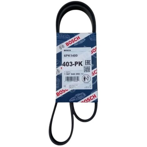 6pk1400 cinghia poly-v alternatore servizi marca bosch (1/5)