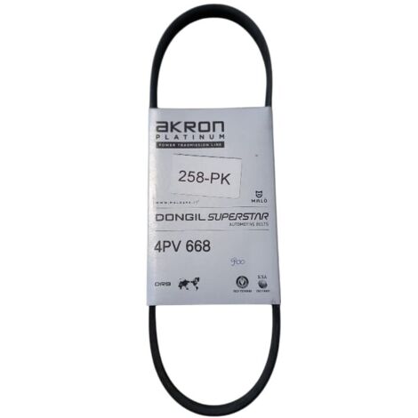 4pk668 cinghia poly-v alternatore servizi marca akron (1/5)