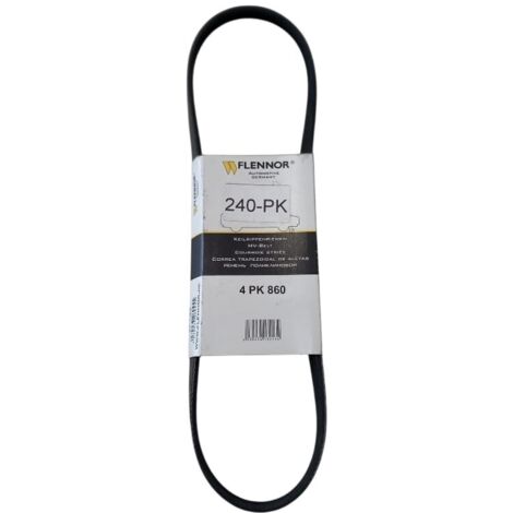 4pk860 cinghia poly-v alternatore servizi marca flennor (1/5)