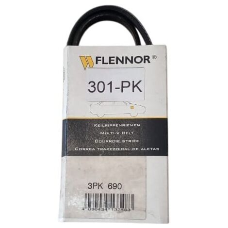 3pk690 cinghia poly-v alternatore servizi marca flennor (1/5)