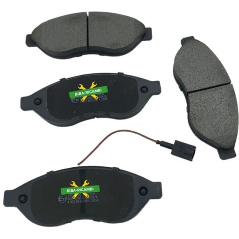 Kit 4 pastiglie freni anteriori compatibile per fiat ducato ii dal 2006-2018 (1/5)