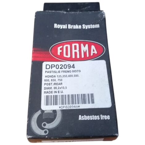 Pastigle freno moto per honda 125/250/400/500/600/650/750 (1/4)