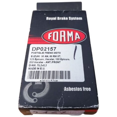 Pastigle freno moto per suzuki 150 epicuro, 250 vecstar (1/4)
