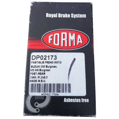 Pastigle freno moto per suzuki 250 burgman, 400 an burgman (1/4)