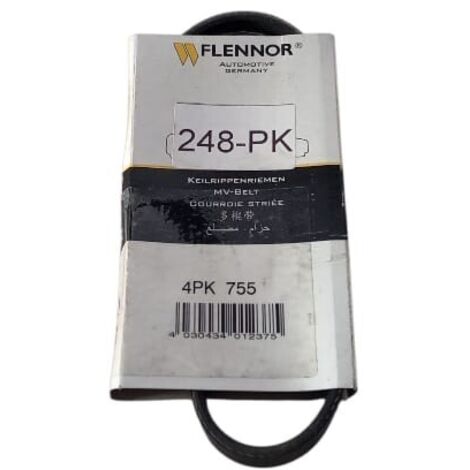 4pk755 cinghia poly-v alternatore servizi marca flennor (1/5)