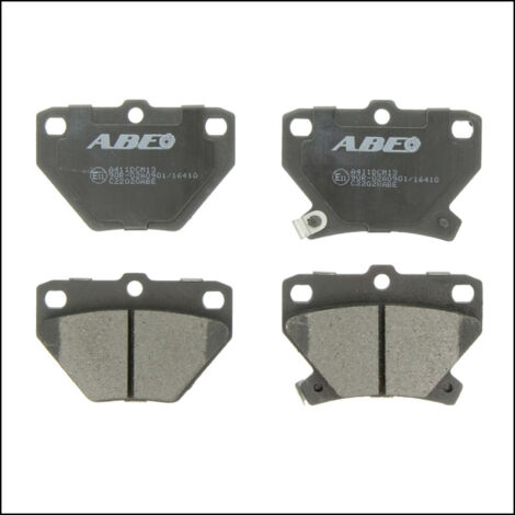 Kit 4 pastiglie freno posteriori per toyota corolla verso (e12) dal 2001-2004 (1/3)
