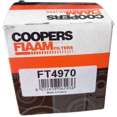 Filtro olio motore marca coopers fiaam codice filtro ft4970