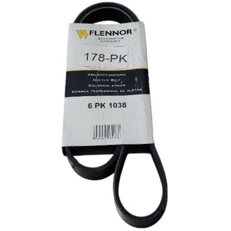 6pk1038 cinghia poly-v alternatore servizi marca flennor (1/5)