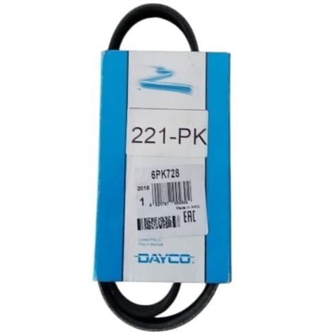 6pk728 cinghia poly-v alternatore servizi marca dayco (1/5)