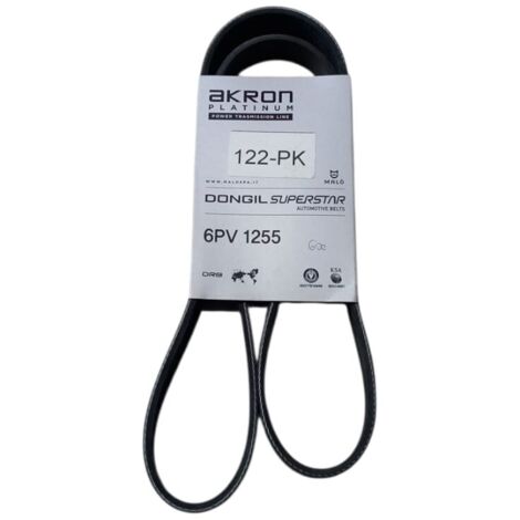 6pk1255 cinghia poly-v alternatore servizi marca akron (1/5)