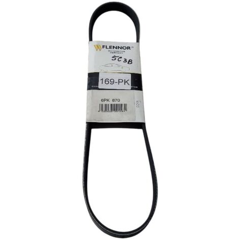 6pk870 cinghia poly-v alternatore servizi marca flennor (1/5)