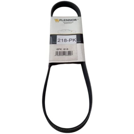 6pk818 cinghia poly-v alternatore servizi marca flennor (1/5)