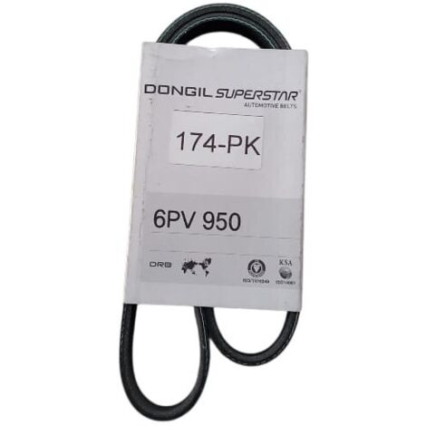 6pk950 cinghia poly-v alternatore servizi marca dongil superstar (1/5)