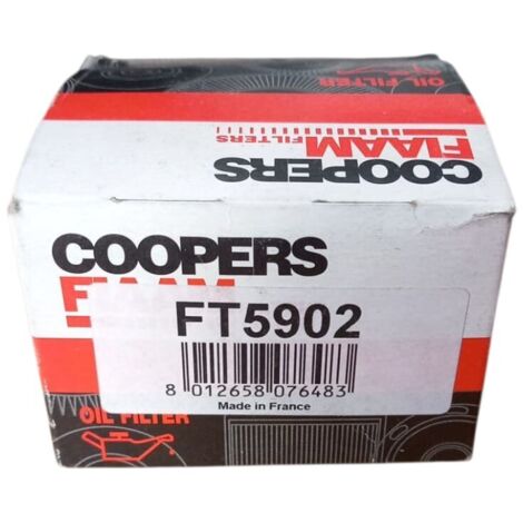 Filtro olio motore marca coopers fiaam codice filtro ft5902