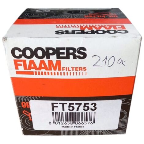 Filtro olio motore marca coopers fiaam codice filtro ft5753